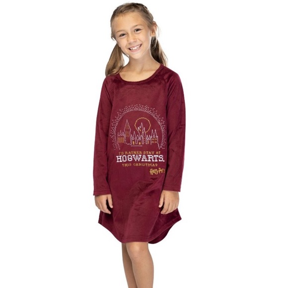 Harry Potter Embroidered Fleece Nightgown - Picture 2 of 15